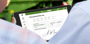 noticIas maqUinaria KRONE digitaliza el proceso de entrega de maquinaria con mykrone.green