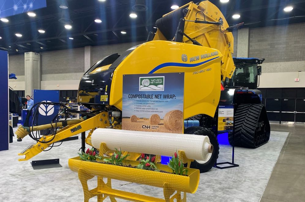 noticias maquinaria CNH y Nature’s Net Wrap lanzan una solución natural pionera