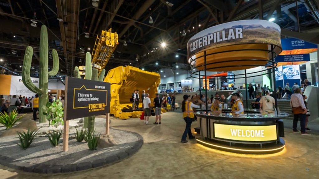 noticias maquinaria Caterpillar gana el premio Eventex Gold por su exhibición en MINExpo 2024