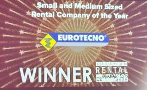 noticias maquinaria EUROTECNO premiada en los European Rental Awards 2025