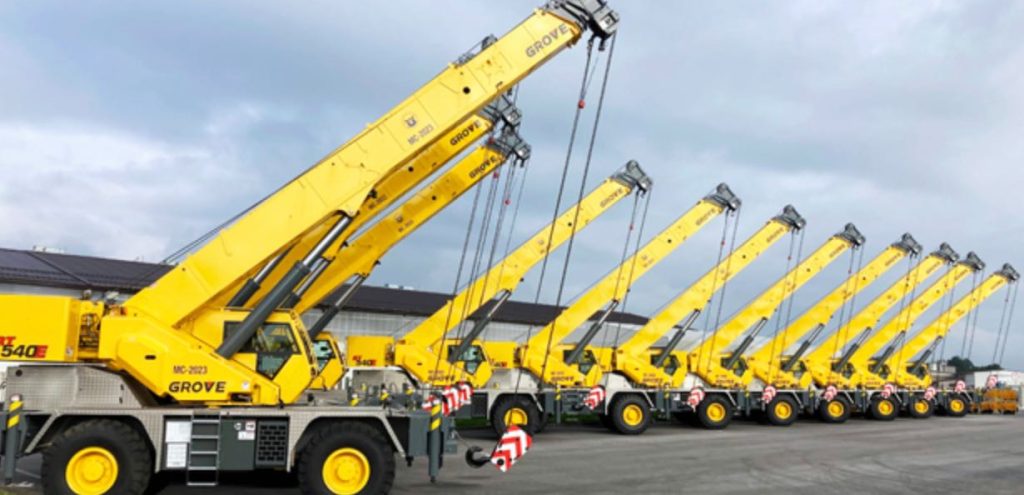 noticias maquinaria Importante entrega de grúas Grove en Bangladesh