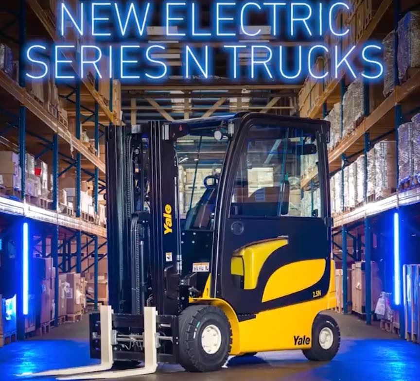 noticias maquinaria Las carretillas eléctricas Yale® Serie N en operaciones de almacén