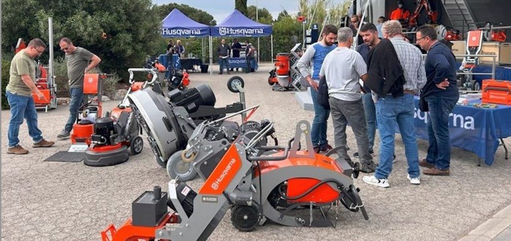 noticias maquinaria Tour Iberia 2025 RoadShow de Husqvarna Construction