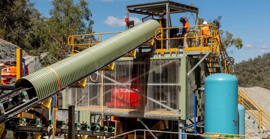 noticias maquinaria Vertex Minerals transforma la minería con tecnología LASER de TOMRA