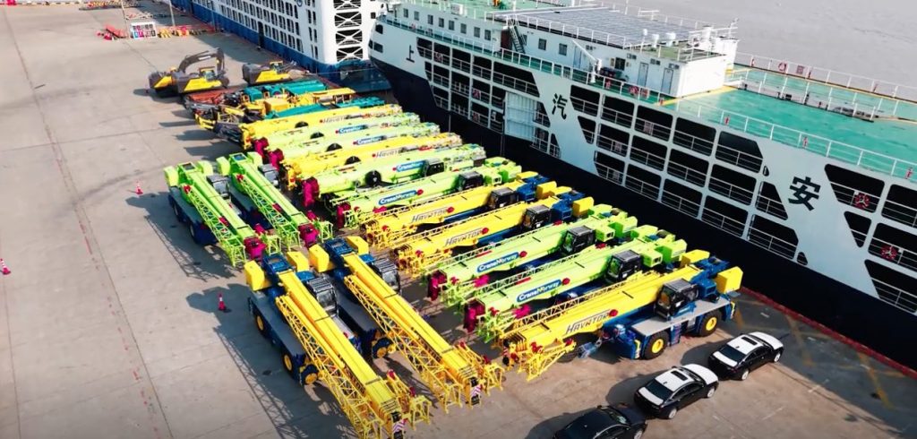 noticIas maquinaria 15 grúas SANY para BMS Stangeland