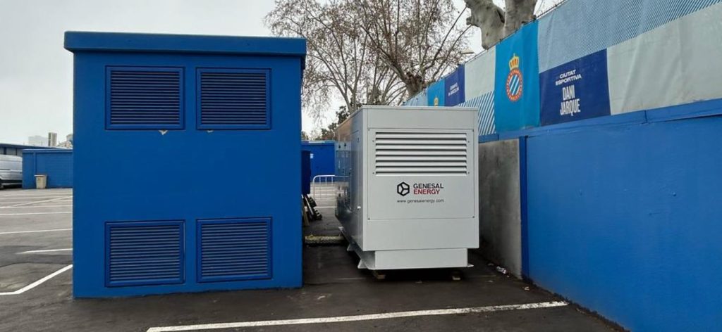 noticias maquinaria Genesal Energy refuerza la energía de la Ciudad Deportiva del RCD Espanyol
