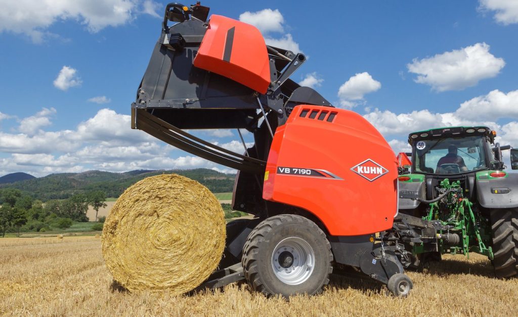 noticias maquinaria KUHN presenta la rotoempacadora con pesaje integrado VB 7100