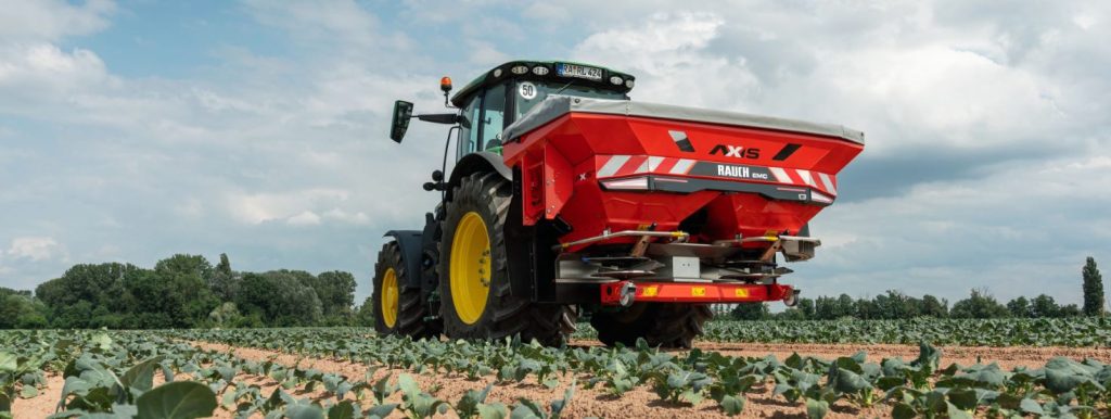noticias maquinaria RAUCH revoluciona la fertilización de precisión con el nuevo AXIS 25
