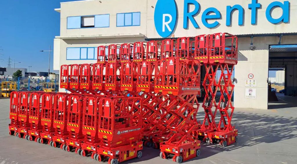 noticias maquinaria Rentaire refuerza su flota con plataformas LGMG