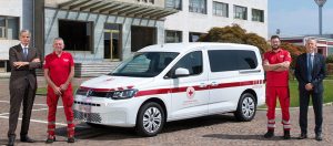 noticias maquinaria SDF dona un vehículo a la Cruz Roja Italiana de Treviglio