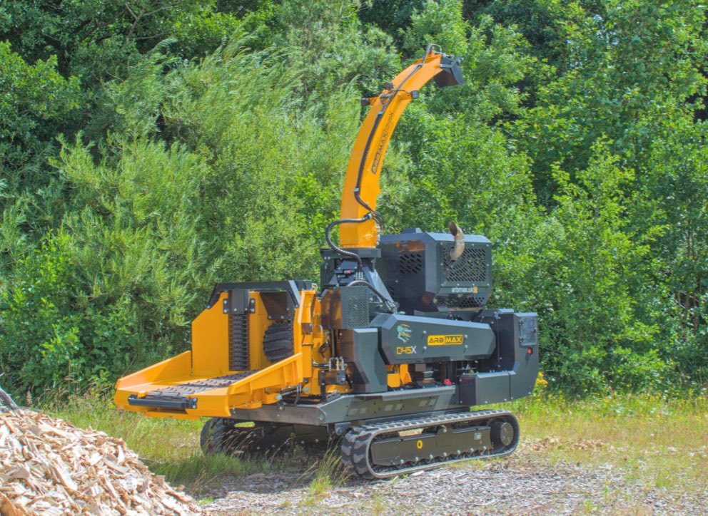 noticias maquinaria ARBMAX presenta la nueva astilladora ARBMAX D45X