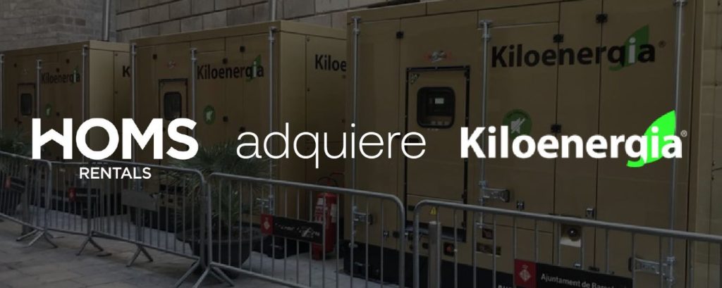 noticias maquinaria Homs Rentals adquiere Kiloenergia