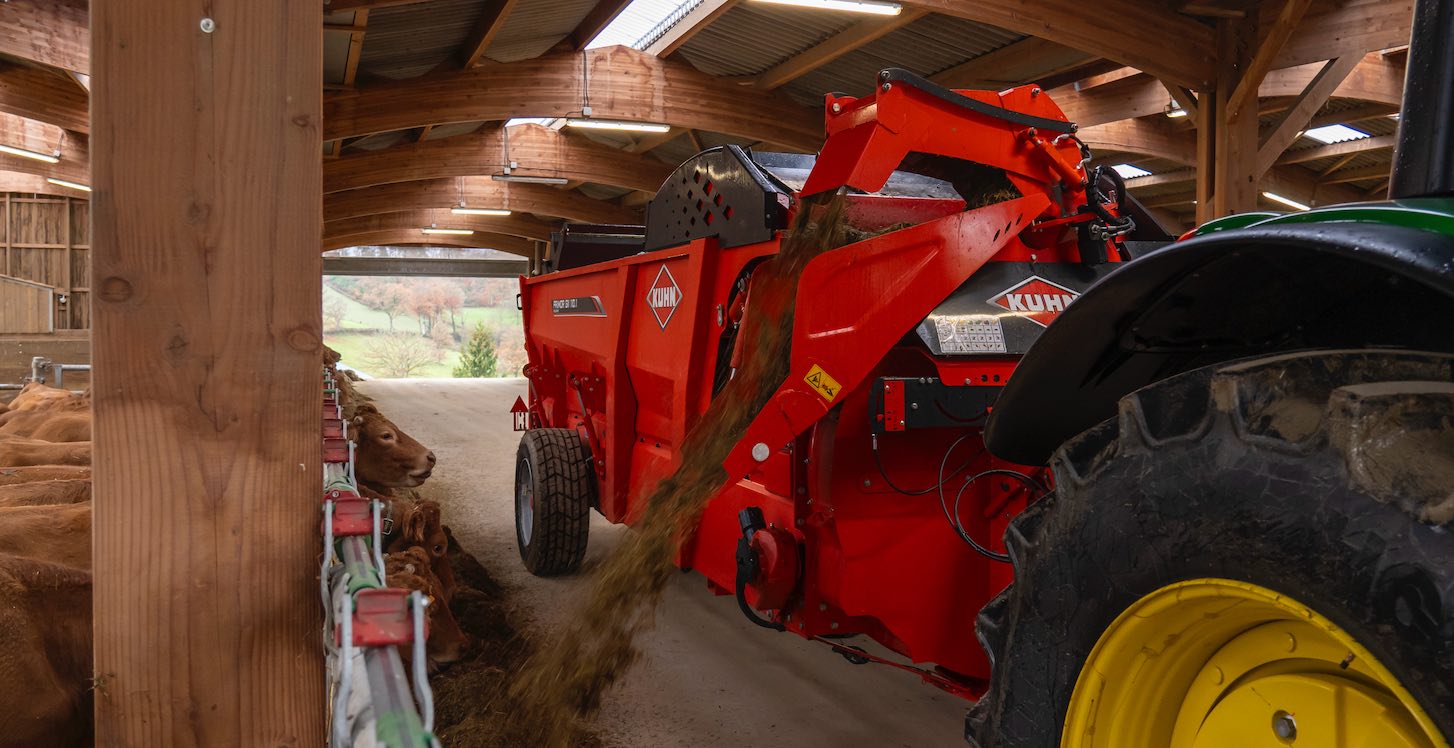 KUHN nueva empajadora distribuidora PRIMOR GII 110.1 Polydrive