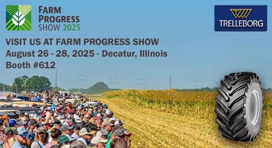 noticias maquinaria Trelleborg Tires en el Farm Progress Show 2025