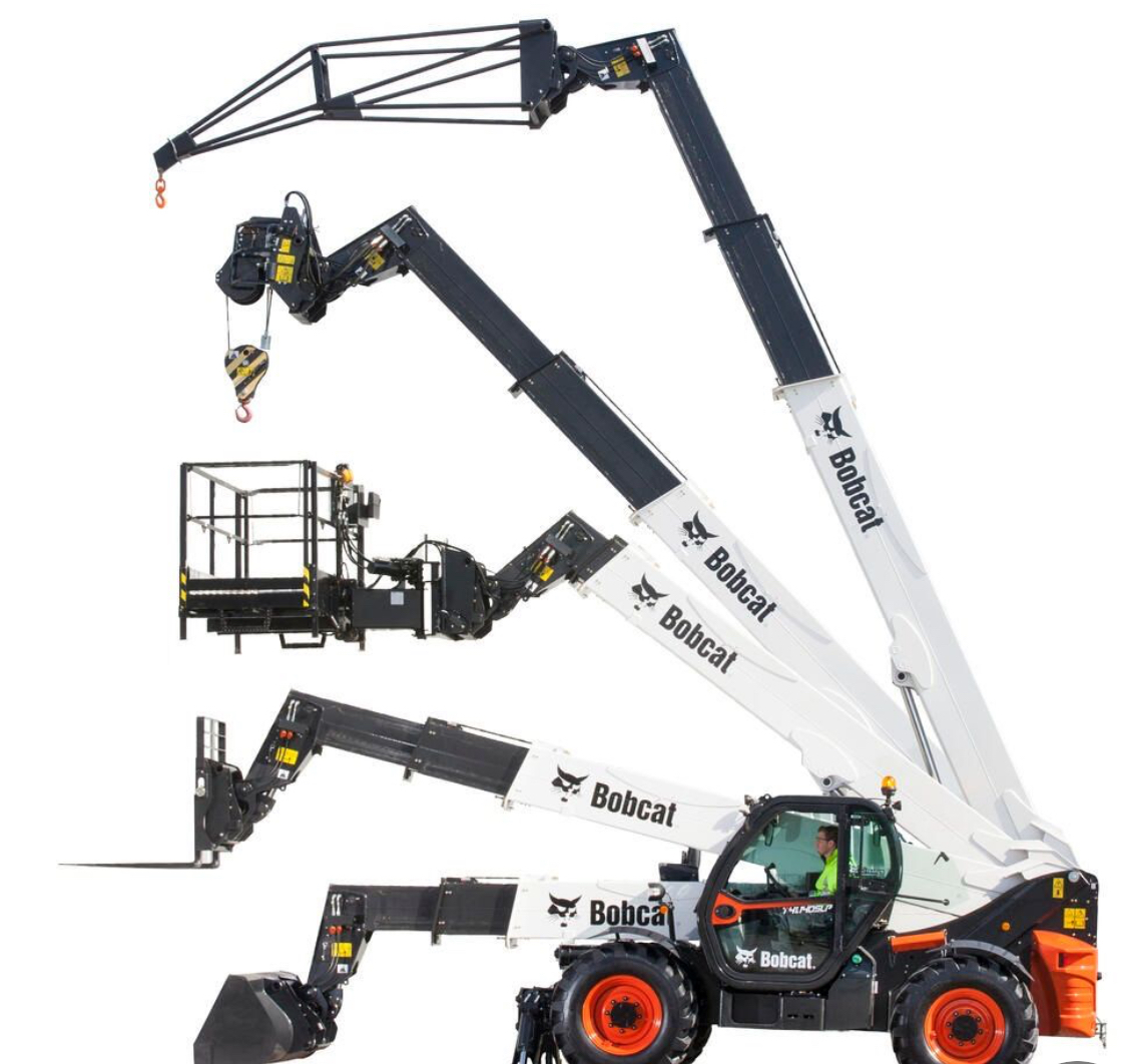 la gama de manipuladores telescópicos Bobcat para construcción