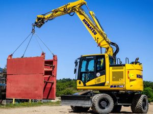 noticIas maquinaria Komatsu Europe lanza las nuevas excavadoras de ruedas PW148-11 y PW190-11