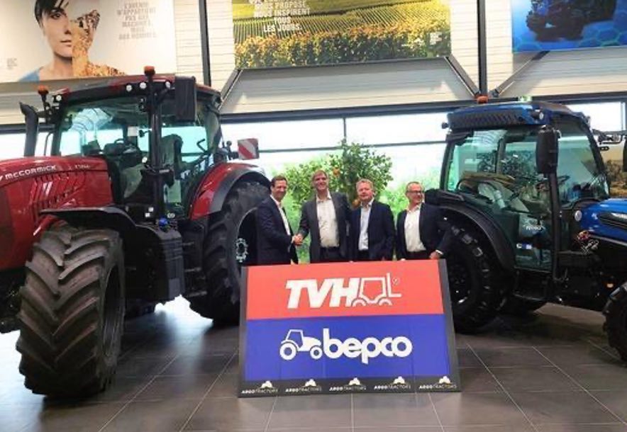 noticias maquinaria Argo Tractors elige a TVH como socio estratégico para ampliar su oferta de posventa.