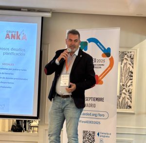 noticias maquinaria Foro AEDED 2025_ Daniel Anka destaca retos y colaboración en el sector