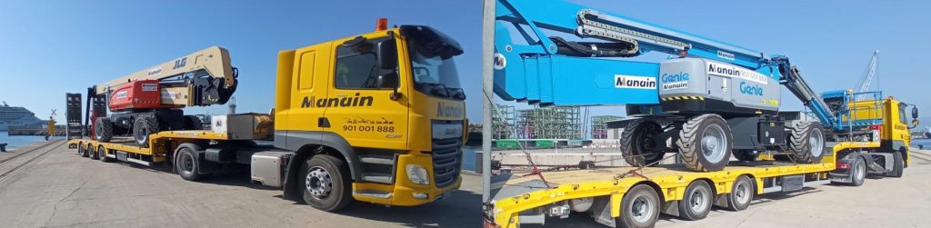 noticias maquinaria Manain amplía su flota de plataformas articuladas