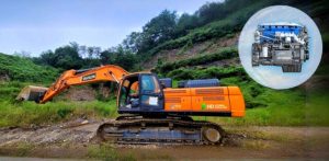 noticIas maquinaria HD Hyundai Infracore inicia la validación del motor de hidrógeno HX12 en excavadora