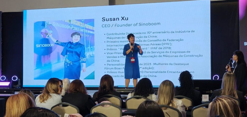 noticIas maquinaria Susan Xu participa en el Summit Rental Gestoras 2025 en Brasil
