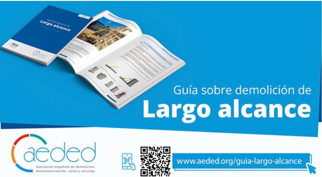 noticias maquinaria AEDED lanza la nueva Guía sobre demolición de largo alcance