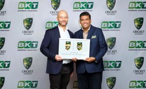 noticias maquinaria BKT patrocinador de la serie masculina ODI y T20