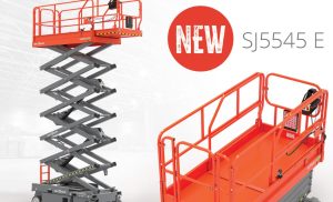 noticias maquinaria Skyjack lanza la nueva plataforma de tijera eléctrica SJ5545 E