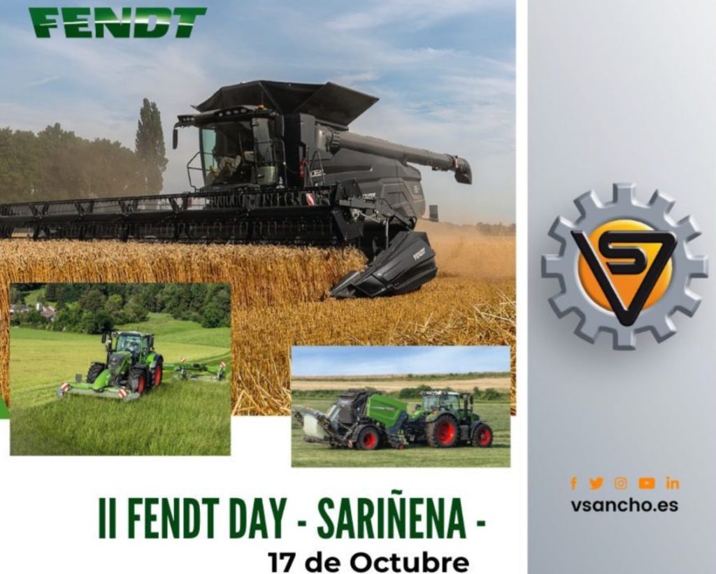noticias maquinaria VSancho prepara el II FENDT DAY – Cosecha en Sariñena