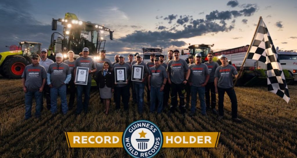 La JAGUAR 1200 de CLAAS establece un nuevo Récord Guinness noticias maquinaria