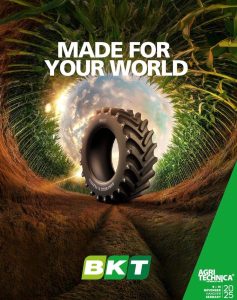 noticias maquinaria BKT Tires llevará la innovación al siguiente nivel en Agritechnica 2025