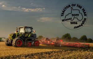 noticias maquinaria El CLAAS AXION 9.450 TERRA TRAC galardonado con el TOTY 2026