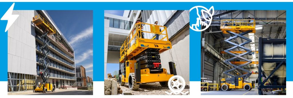 noticias maquinaria Haulotte amplía su gama PULSEO con plataformas de tijera eléctricas todoterreno de 21 m