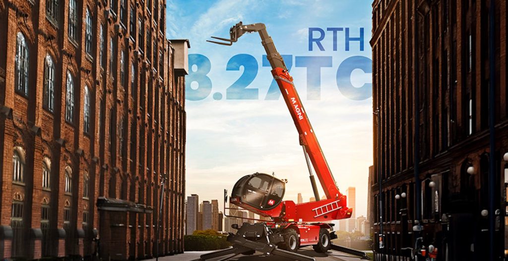 noticias maquinaria Magni TH presenta el manipulador rotativo RTH 8.27 TC