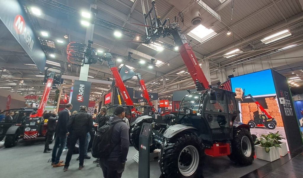 noticias maquinaria Magni manipuladoras telescópicas agrícolas THA en Agritechnica