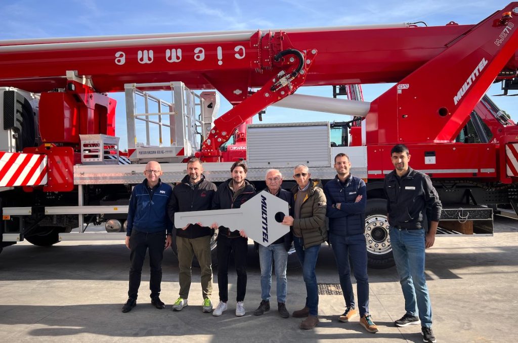 noticias maquinaria Multitel Pagliero entrega a Ciemme Noleggio una MJE 710
