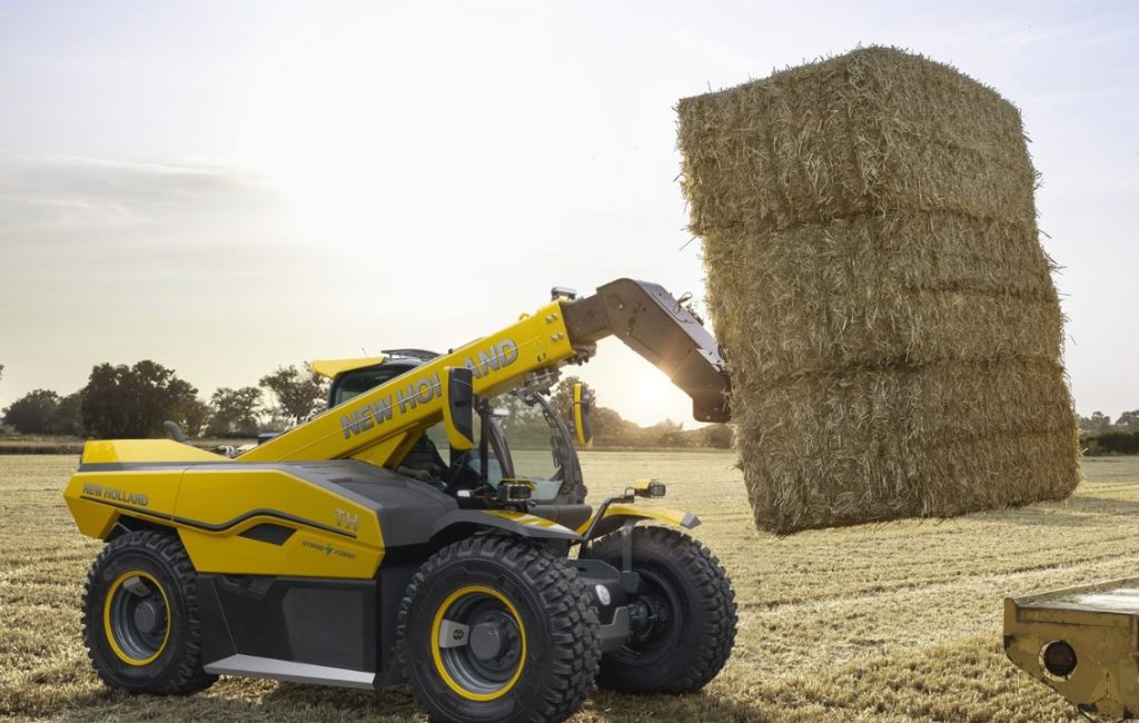 noticias maquinaria New Holland presenta un prototipo híbrido de manipuladora telescópica