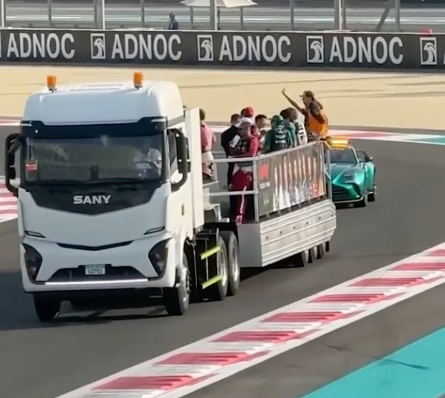 El camión eléctrico pesado de SANY en el Gran Premio de F1 Noticias Maquinaria