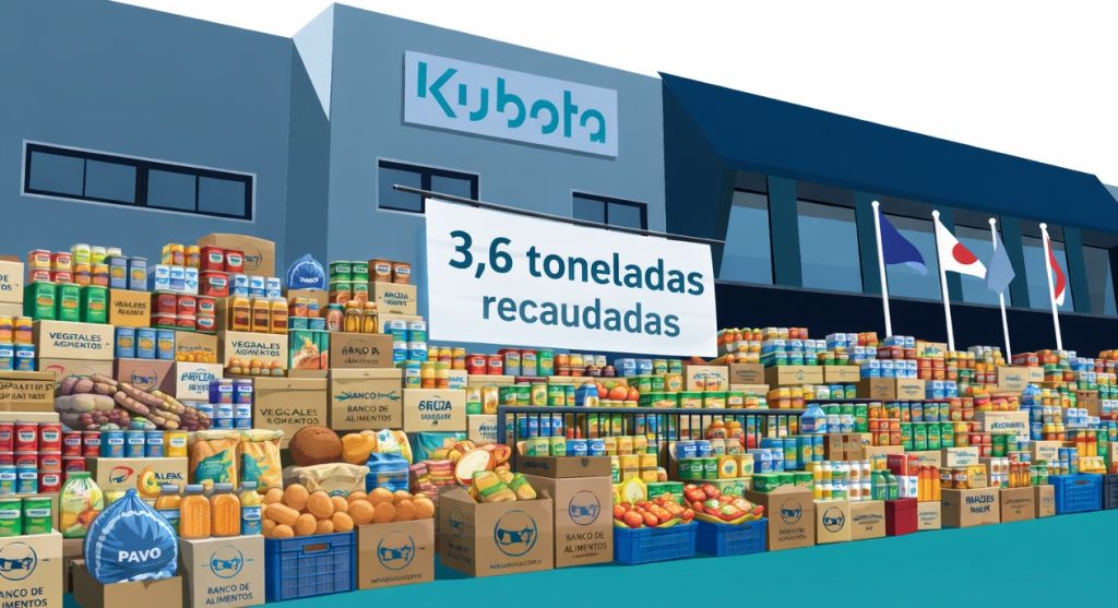 Kubota España concluye éxito Campaña Banco Alimentos 2025 Noticias Maquinaria