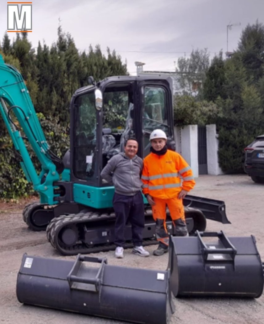 MALCOP entrega una miniexcavadora Kobelco SK58SR-7 Noticias Maquinaria