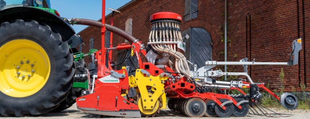 Nuevas barras de siembra en la sembradora AEROSEM F de PÖTTINGER Noticias Maquinaria