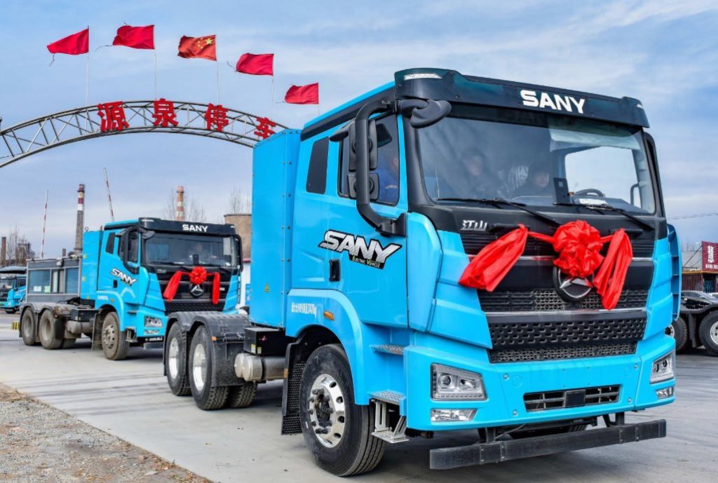SANY marca un nuevo hito con su 120º camión pesado eléctrico entregado Noticias Maquinaria