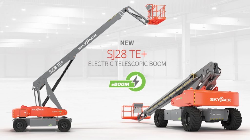 Skyjack lanza nueva plataforma telescópica todoterreno eléctrica Noticias Maquinaria