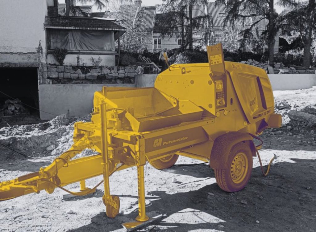 La SP 25 DHF de Putzmeister en aplicación de solado autonivelante Noticias Maquinaria