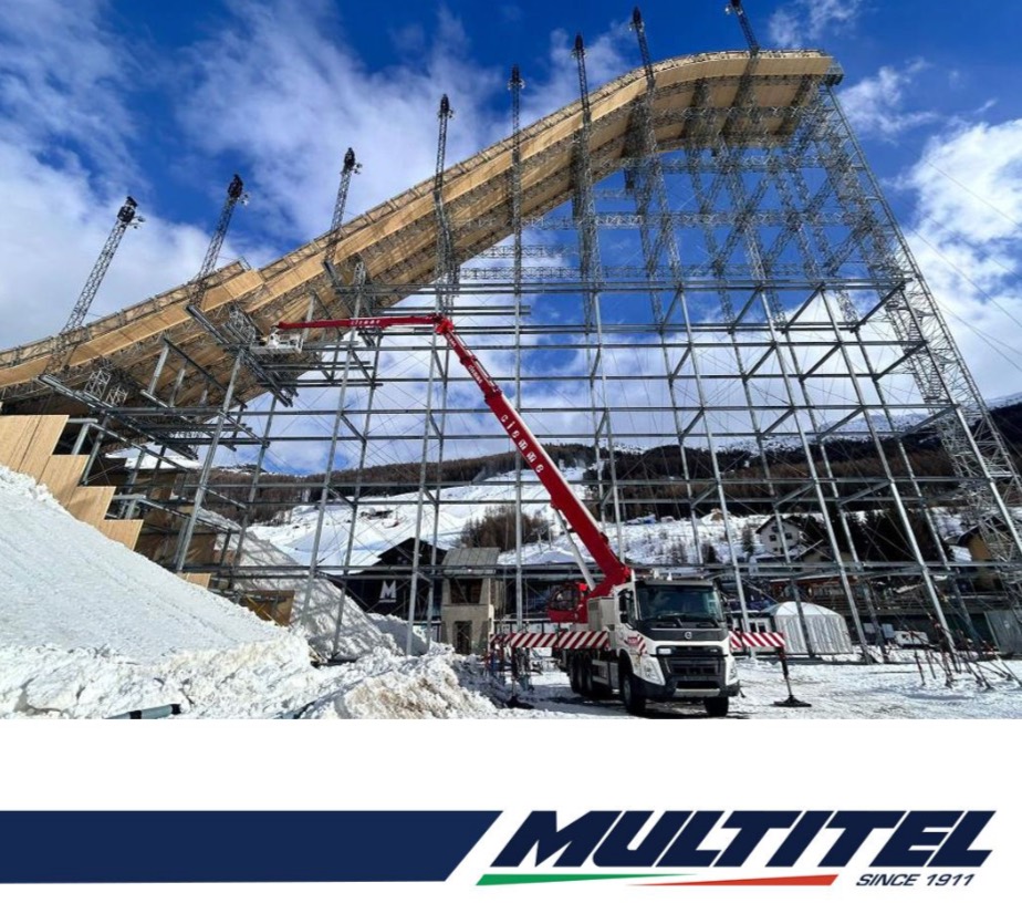 La plataforma MJ 600 de Multitel en los Juegos Olímpicos de Invierno noticias maquinaria