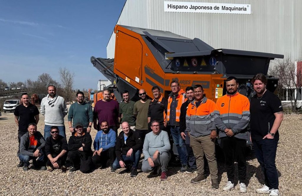 Formación ARJES con Hispano Japonesa de Maquinaria noticIas maquinaria