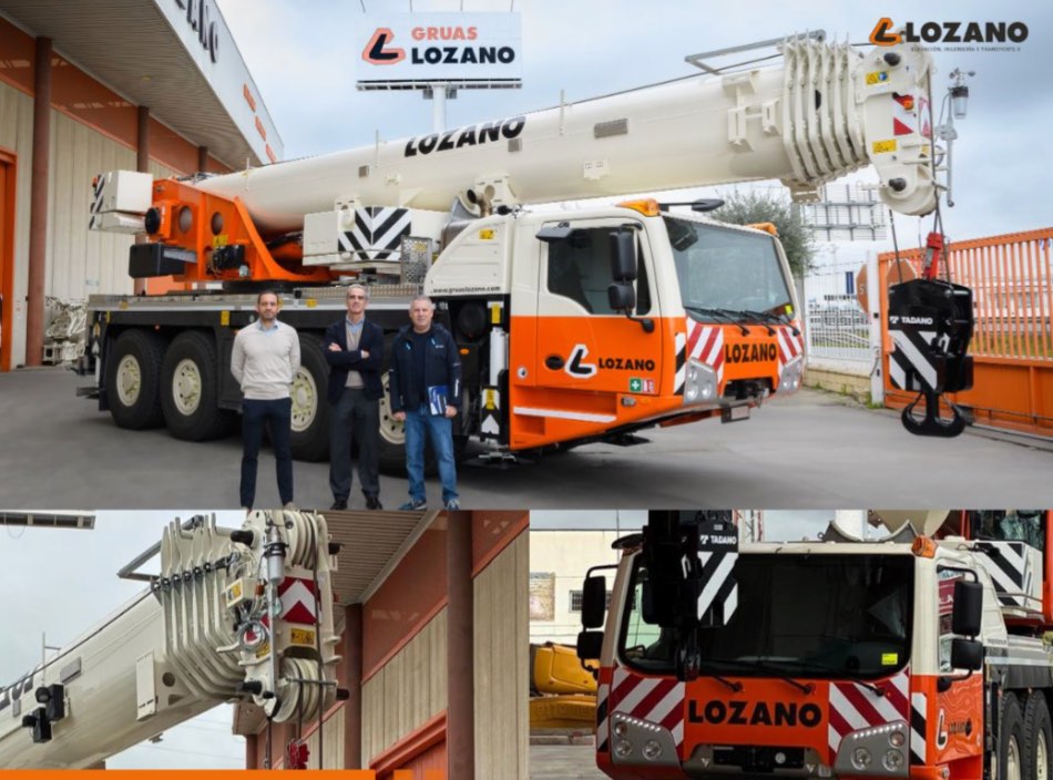 Grupo Lozano incorpora la nueva Tadano AC 4.080-1 noticIas maquinaria