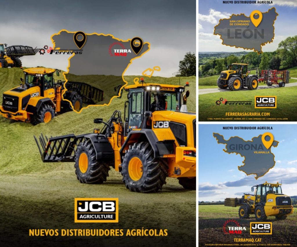 JCB España refuerza su presencia agrícola en León y Girona noticias maquinaria