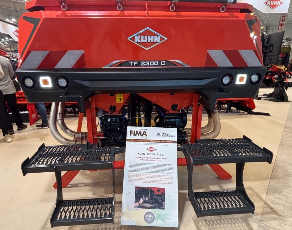 KUHN lleva a FIMA 2026 la nueva tolva frontal TF 2300 C noticias maquinaria