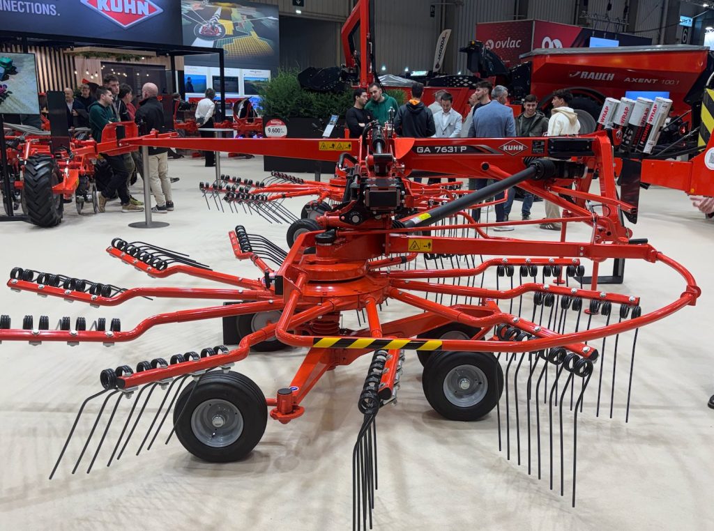 KUHN presenta rastrillo hilerador rotativo GA 7631 P en FIMA 2026 noticias maquinaria
